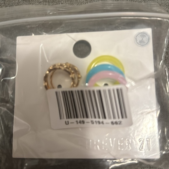 5 for $15 ✨ Rhinestone Evil Rye Ring Set - Picture 2 of 2